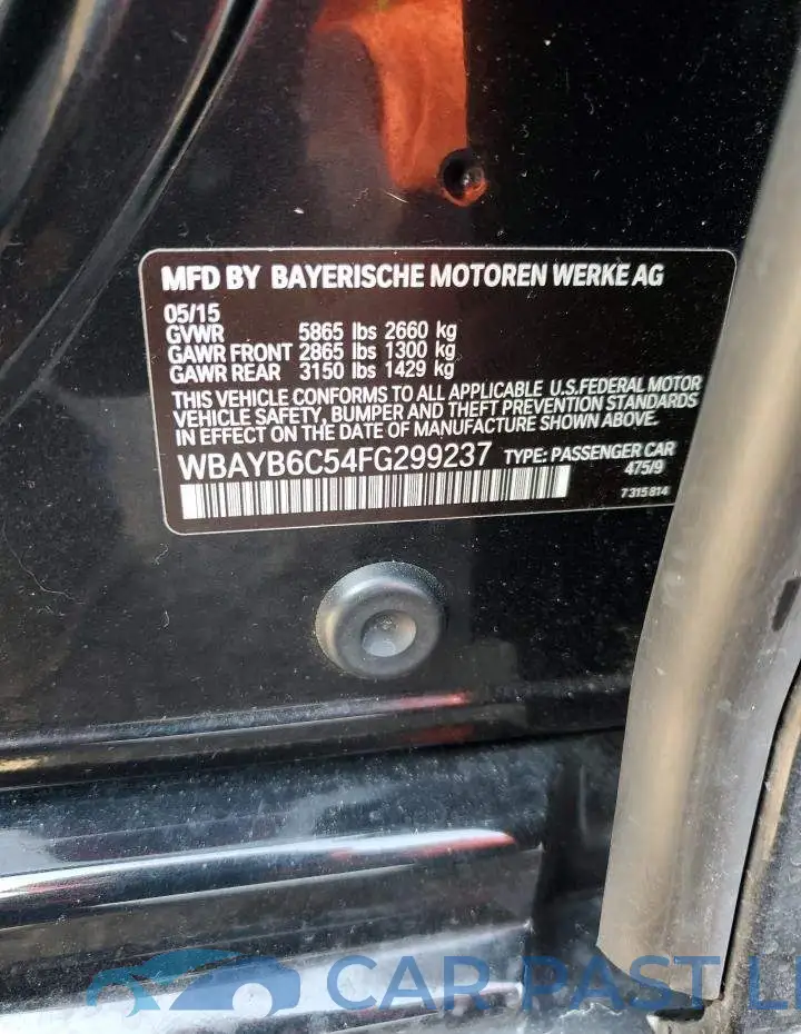 WBAYB6C54FG299237# 12