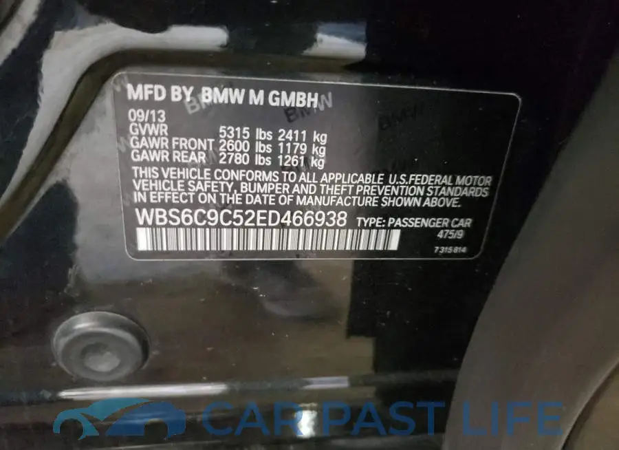 WBS6C9C52ED466938# 12