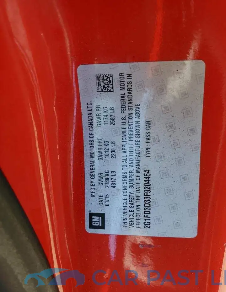 2G1FD3D33F9204464# 12