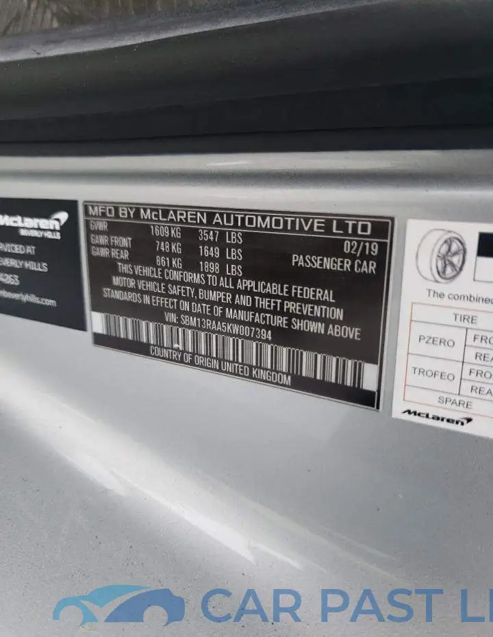SBM13RAA5KW007394# 12