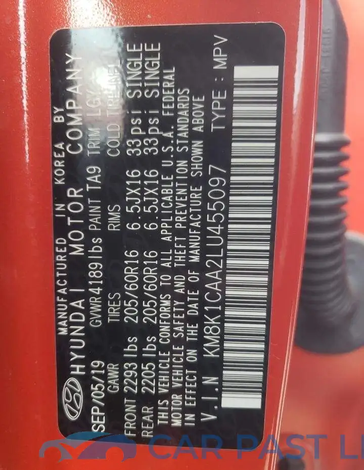 KM8K1CAA2LU455097# 12