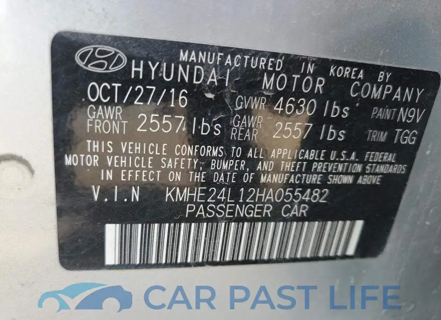 KMHE24L12HA055482# 12
