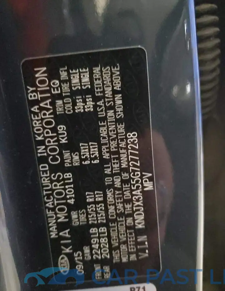 KNDJX3A55G7277238# 12