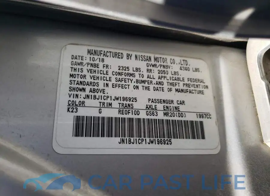 JN1BJ1CP1JW196925# 13