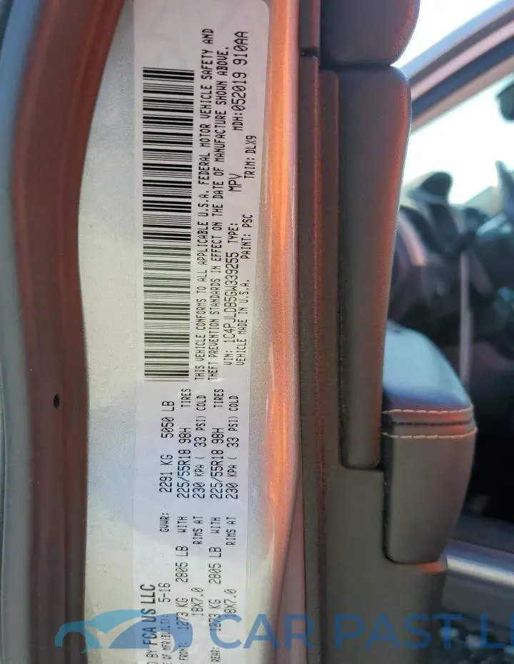 1C4PJLDB5GW339255# 13