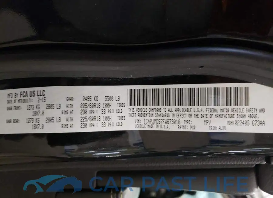 1C4PJMDS7FW673016# 14