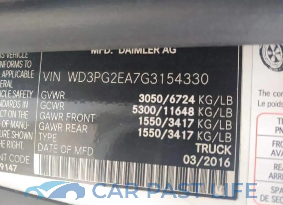 WD3PG2EA7G3154330# 10