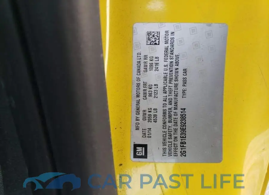 2G1FB1E39E9238514# 12
