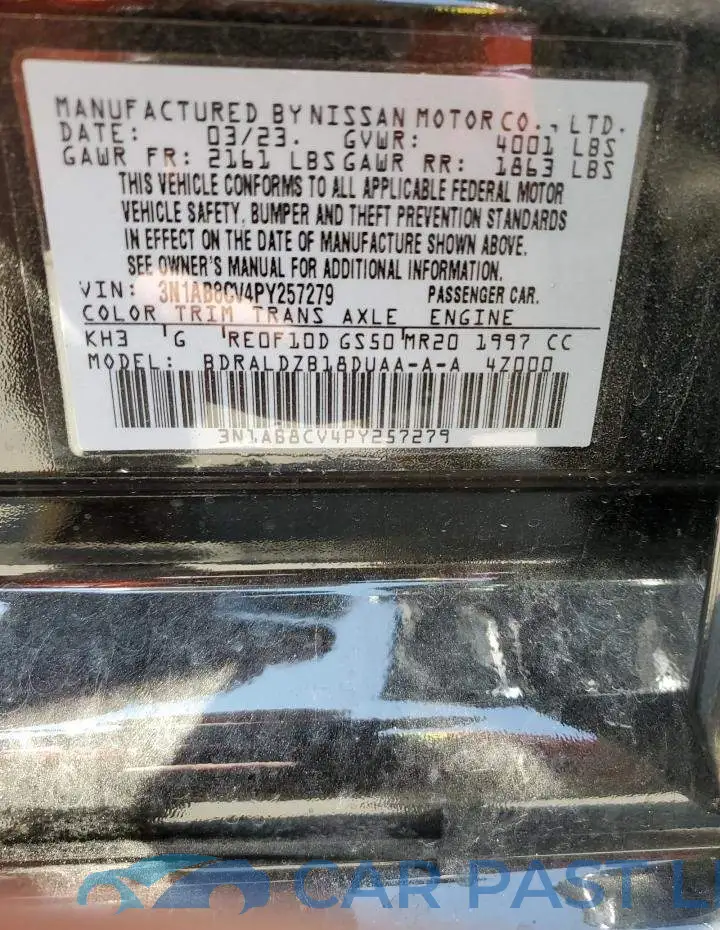 3N1AB8CV4PY257279# 12