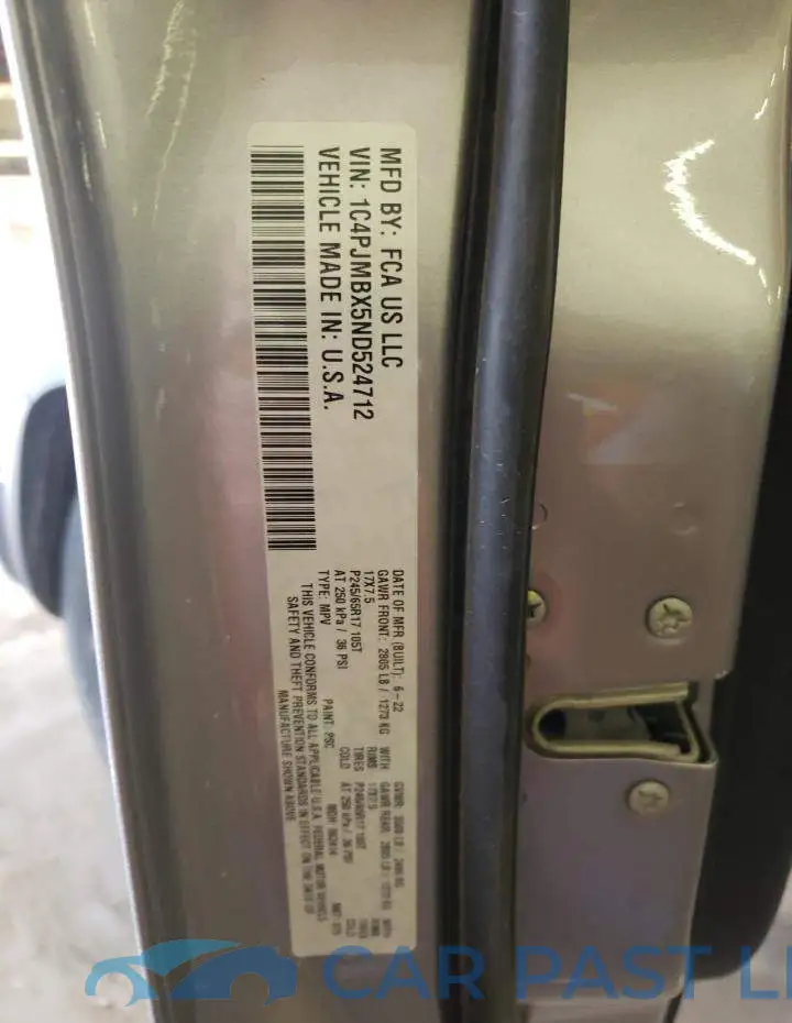 1C4PJMBX5ND524712# 13