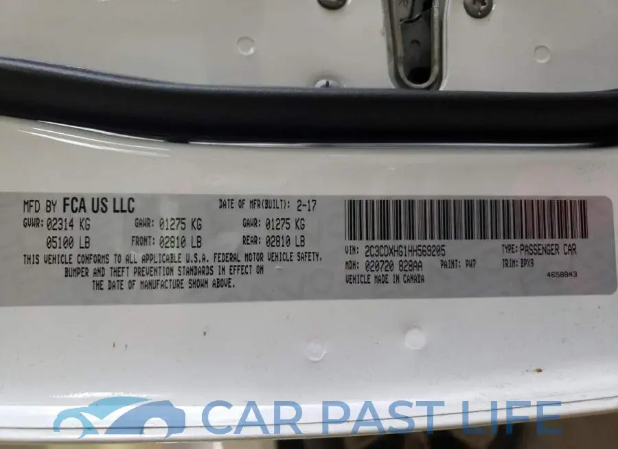 2C3CDXHG1HH569205# 12