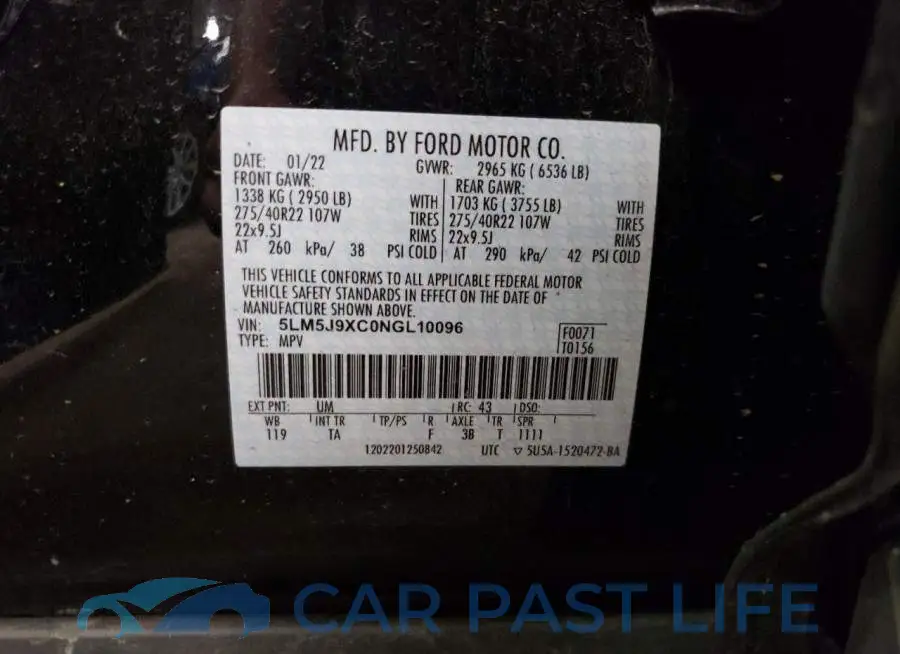 5LM5J9XC0NGL10096# 13