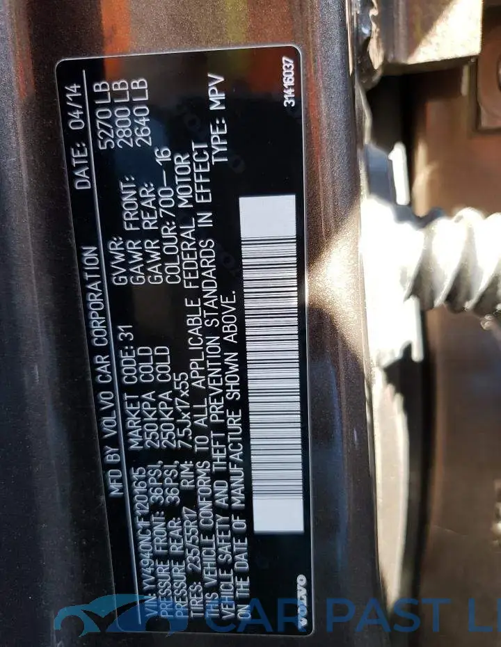 YV4940NC1F1201615# 12