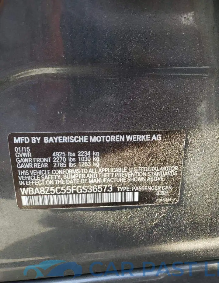 WBA8Z5C55FGS36573# 13