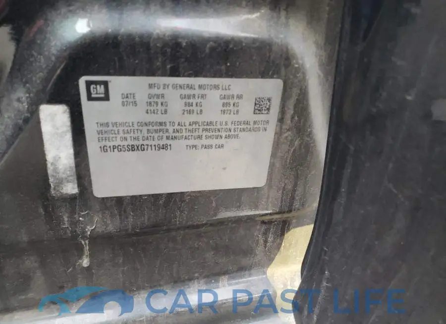 1G1PG5SBXG7119481# 12