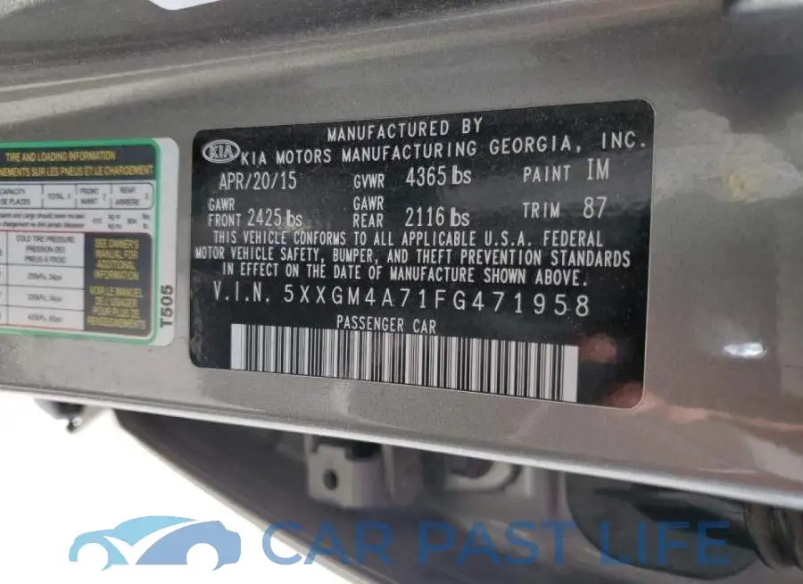 5XXGM4A71FG471958# 12