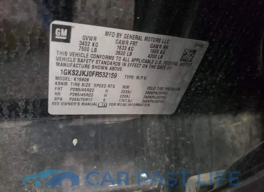 1GKS2JKJ0FR532159# 13
