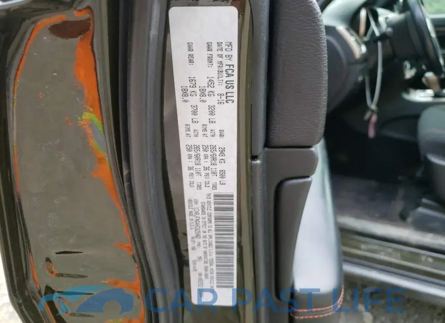 1C4RJFAG4HC625062# 12