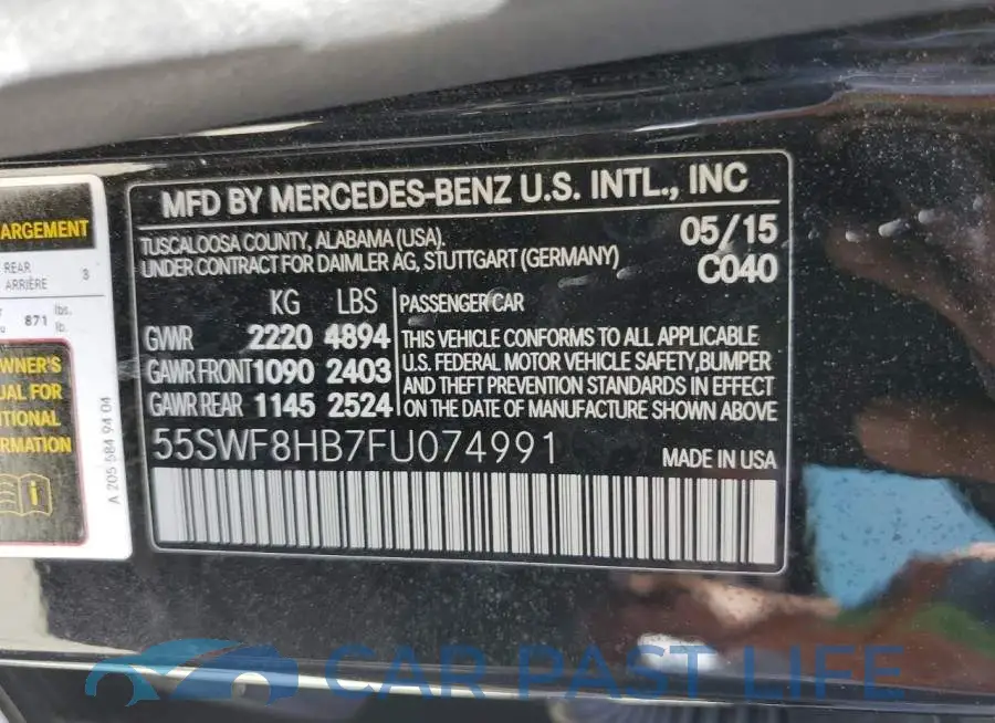 55SWF8HB7FU074991# 12