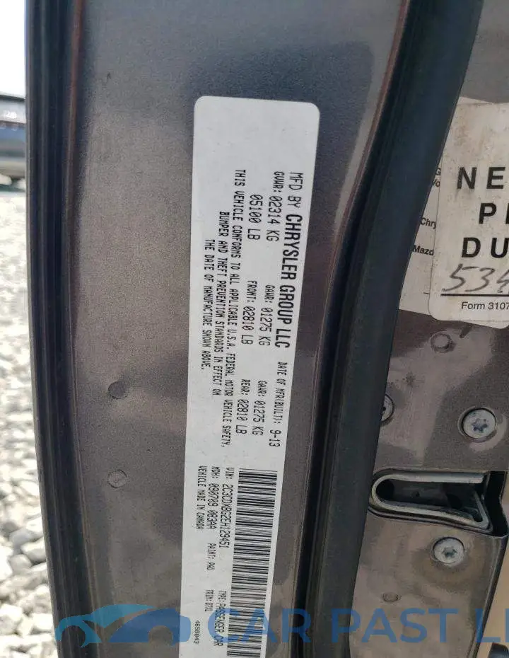 2C3CDXBG2EH129451# 12