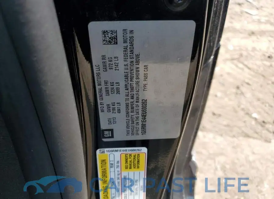 1G6RM1E44EU600262# 12
