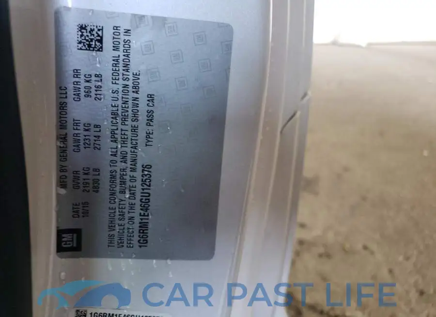 1G6RM1E46GU125376# 13