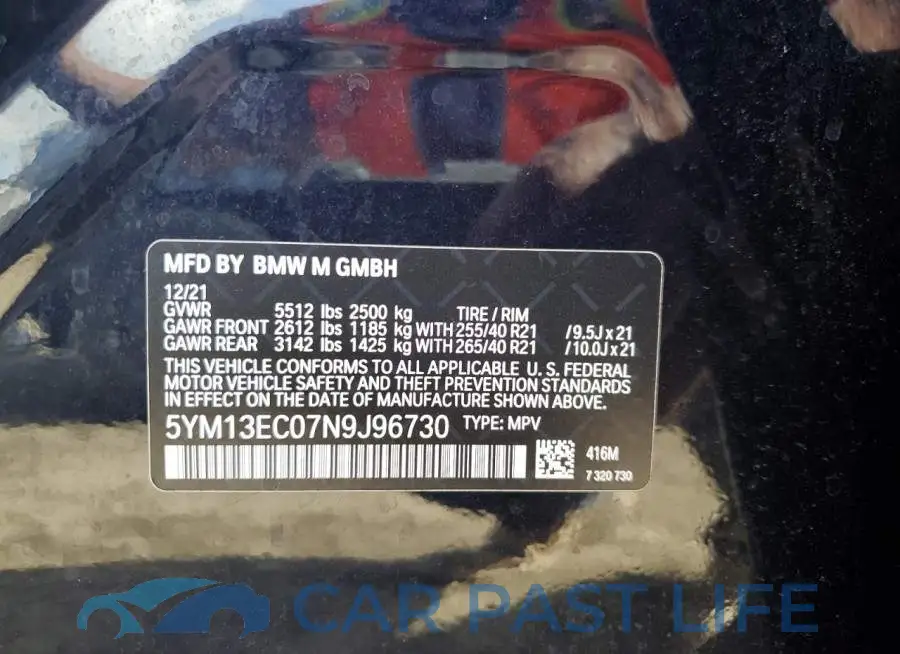 5YM13EC07N9J96730# 13