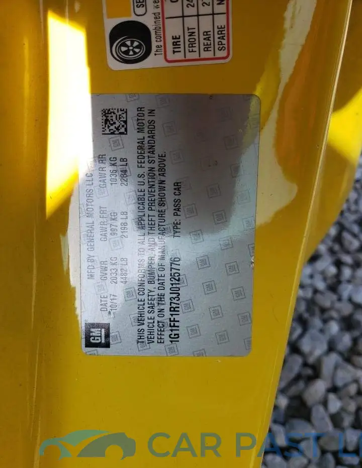 1G1FF1R73J0125776# 12
