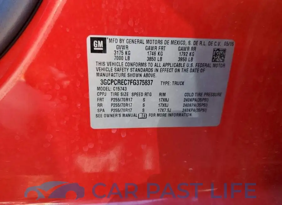 3GCPCREC7FG375837# 12