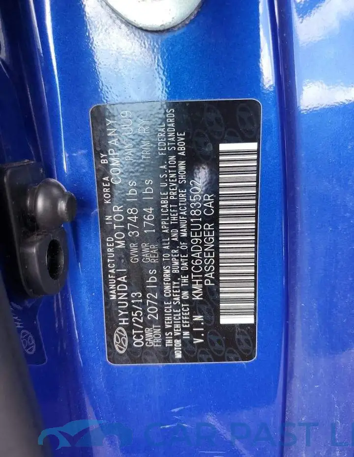 KMHTC6AD9EU183502# 12