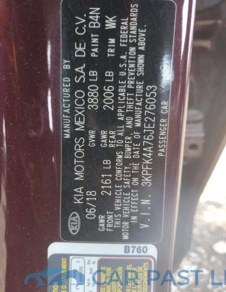 3KPFK4A76JE276053# 13
