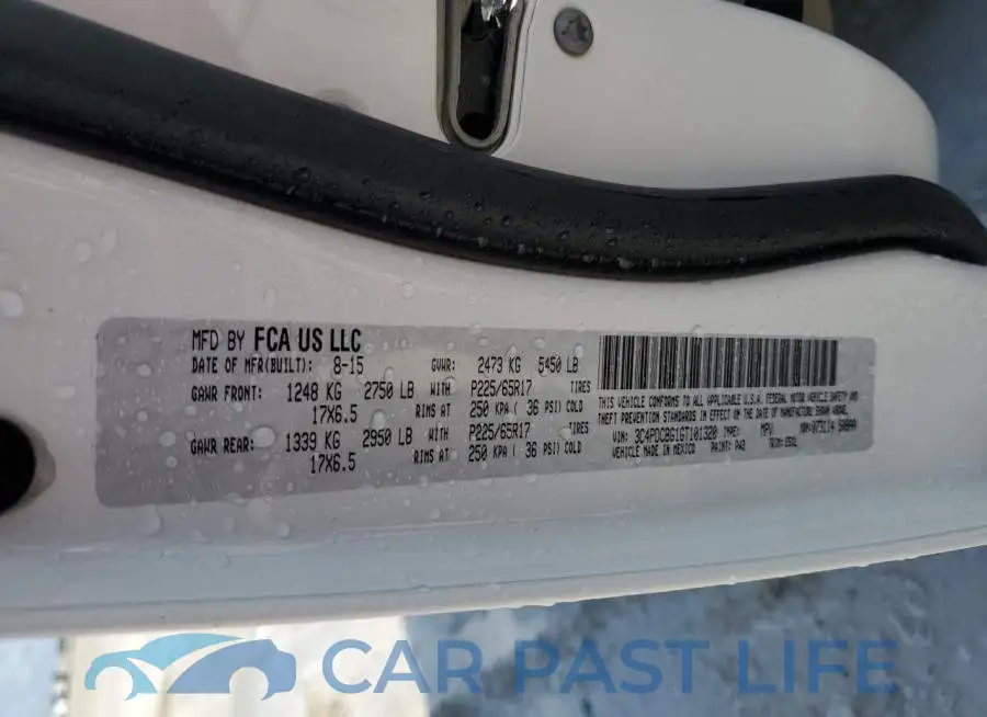 3C4PDCBG1GT101320# 14