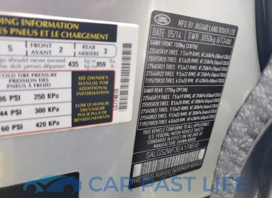 SALGS2WF3EA174610# 13