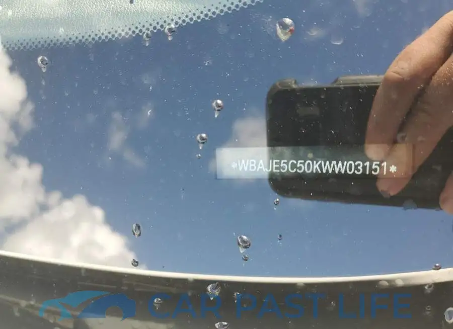 WBAJE5C50KWW03151# 12