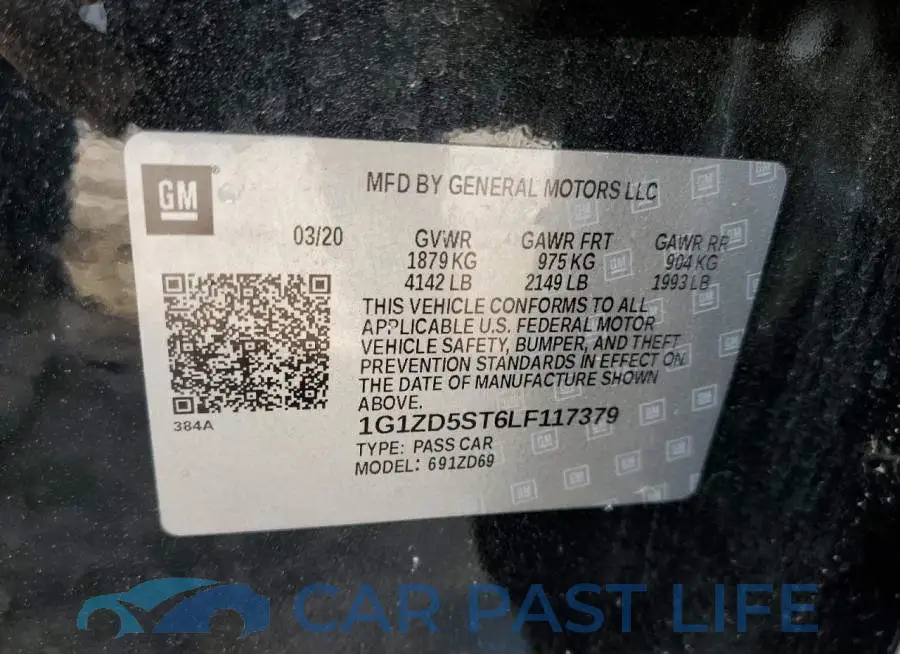 1G1ZD5ST6LF117379# 12