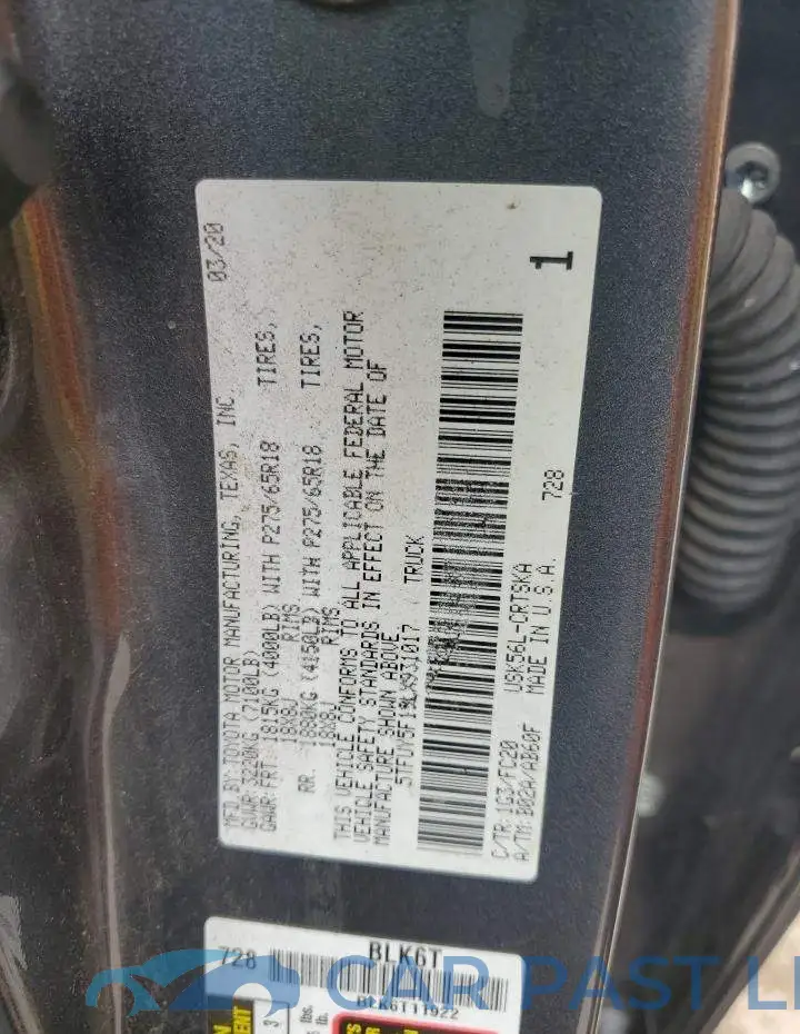 5TFUY5F19LX931017# 12