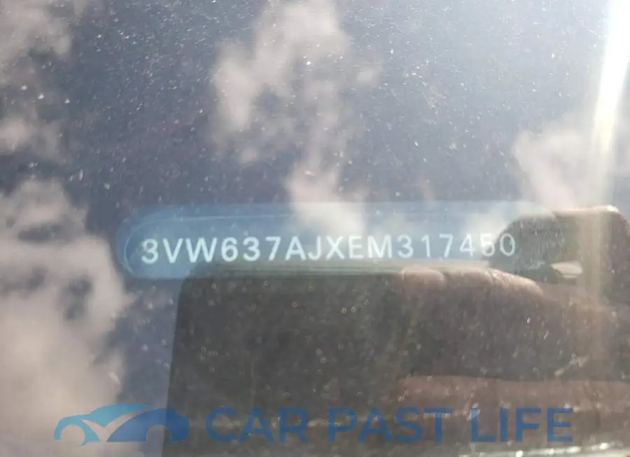3VW637AJXEM317450# 12