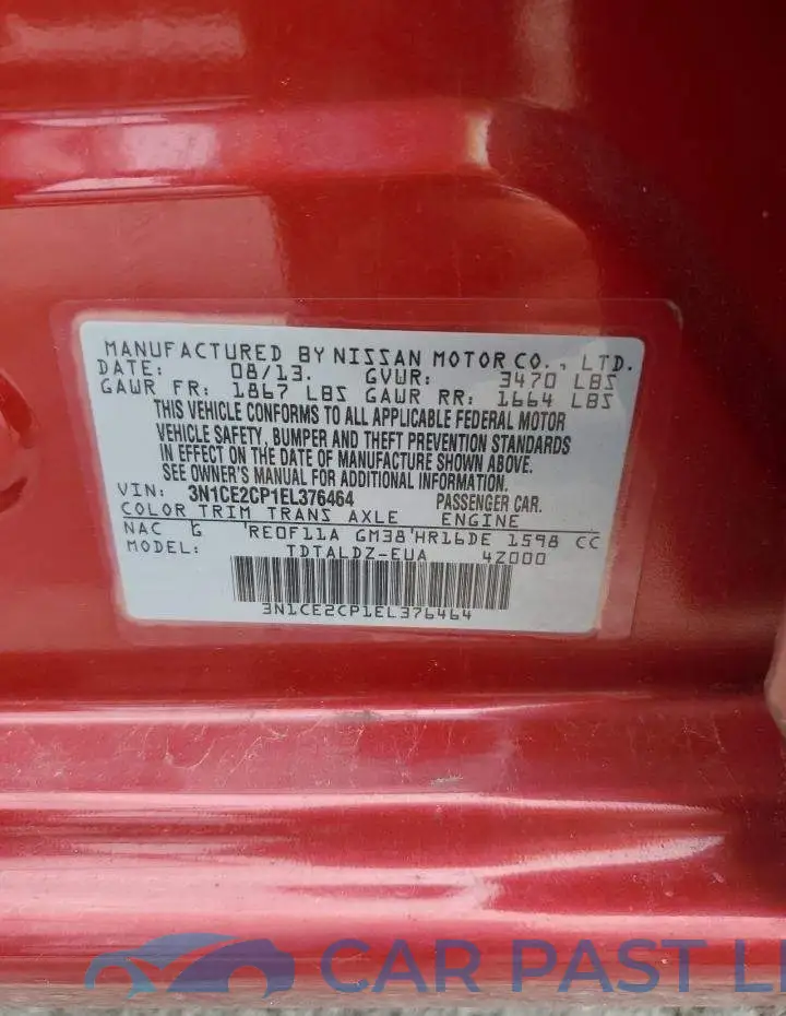 3N1CE2CP1EL376464# 13