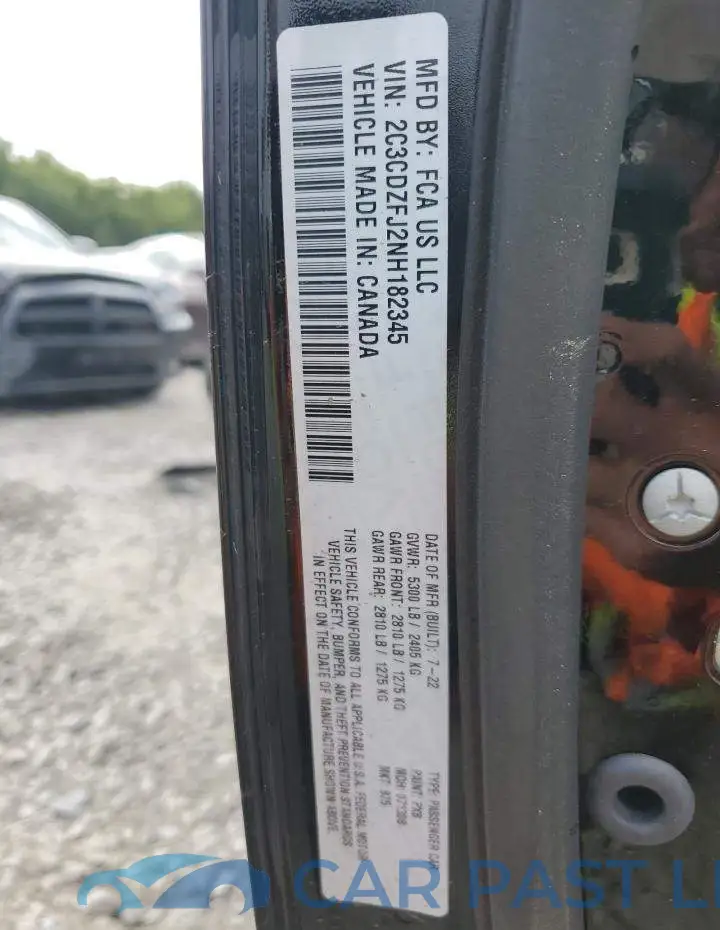 2C3CDZFJ2NH182345# 12
