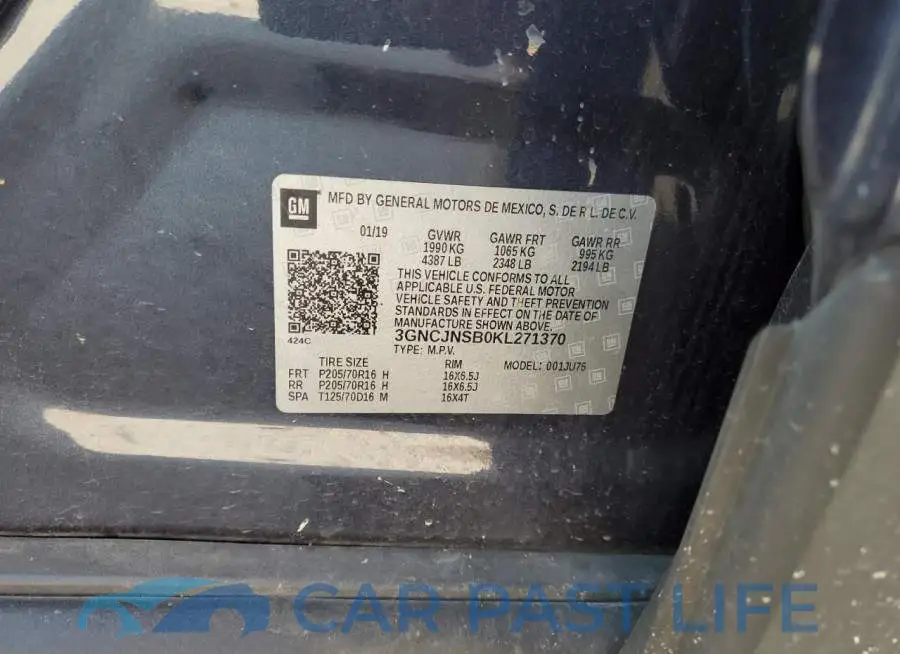 3GNCJNSB0KL271370# 12