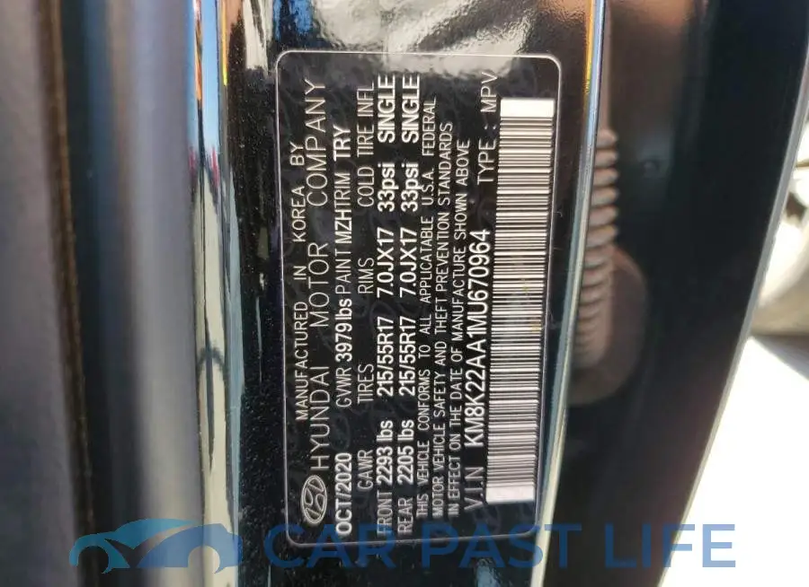 KM8K22AA1MU670964# 12