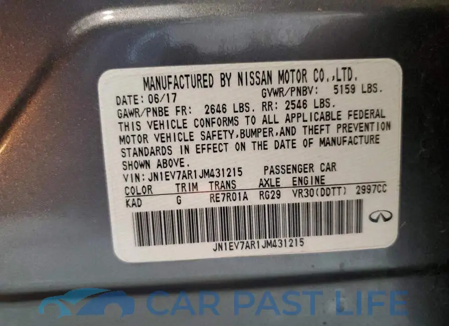 JN1EV7AR1JM431215# 12
