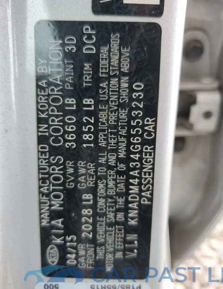 KNADM4A34G6553230# 12