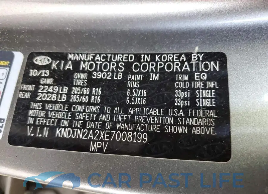 KNDJN2A2XE7008199# 12