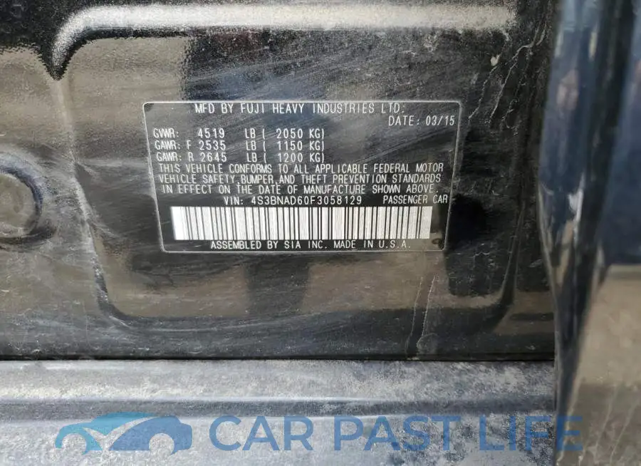 4S3BNAD60F3058129# 12