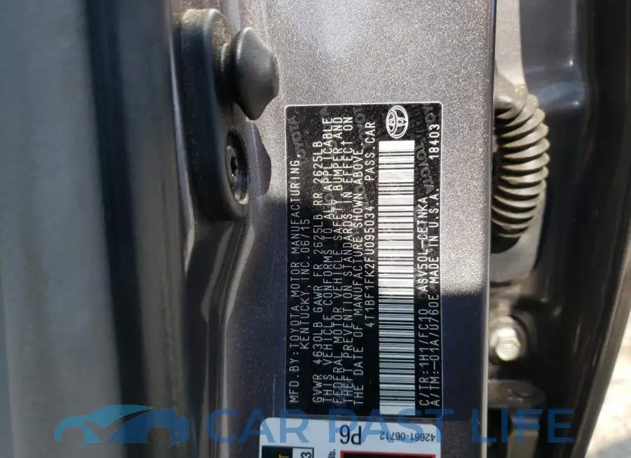 4T1BF1FK2FU095034# 12