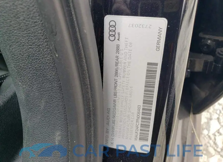 WAUF2AFC7FN006463# 12