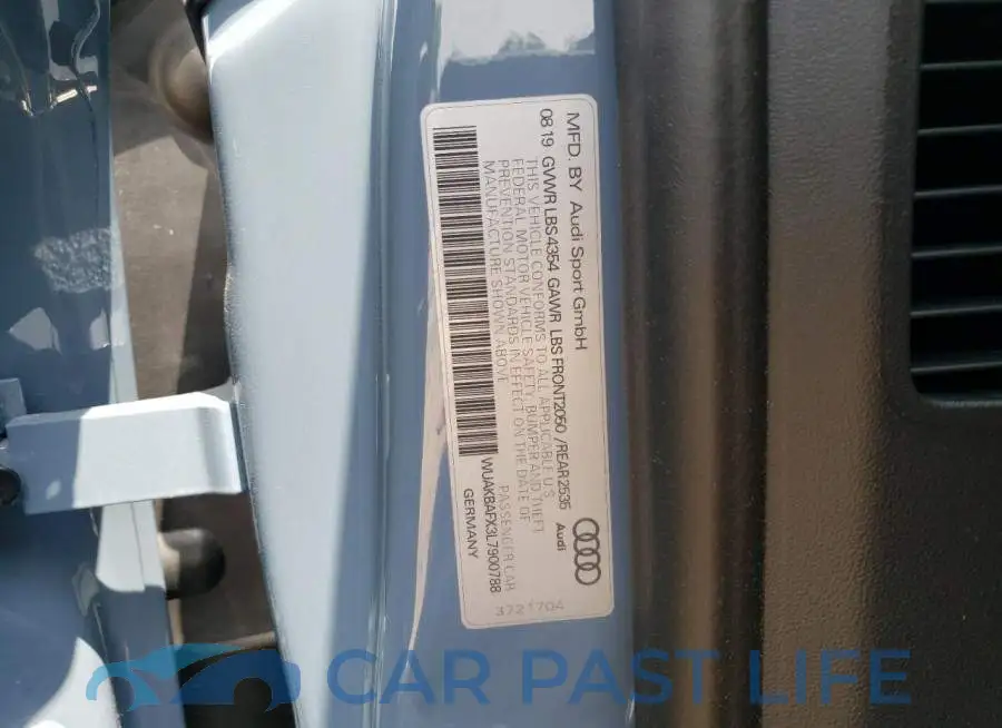 WUAKBAFX3L7900788# 12