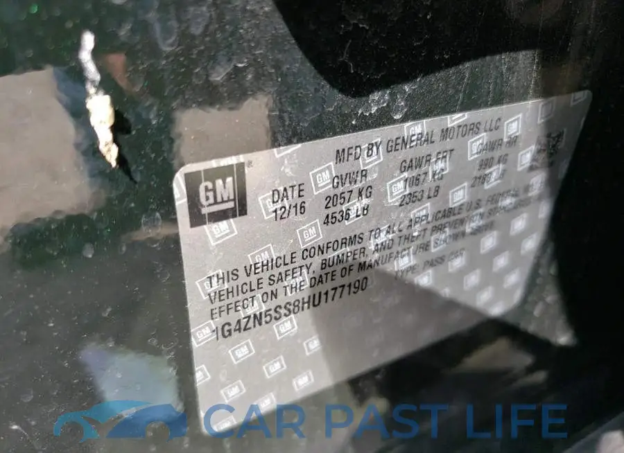 1G4ZN5SS8HU177190# 12