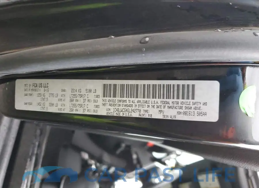 1C4BJWCG4GL242770# 13